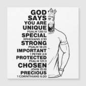 God Says I AM Black King Melanin Man Bruh Bro Love (Front)