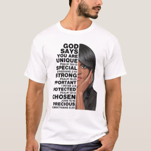 God Says Michelle Obama Women History Month Love M T-Shirt