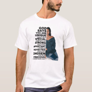 God Says Michelle Obama Women History Month Love M T-Shirt