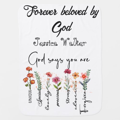 God says you are baby blanket