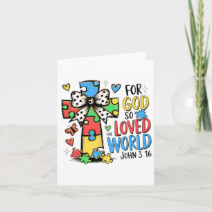 God Says You Are Bible Verses Christian Autism Awa Card