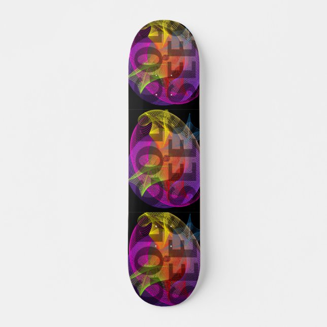 God Sees Skateboard Deck (Front)