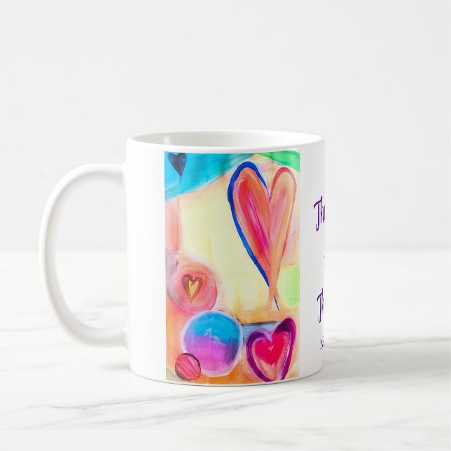 God Sees The Heart Mug (Left)