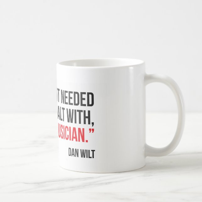 God Sent A Musician Coffee Mug (Right)