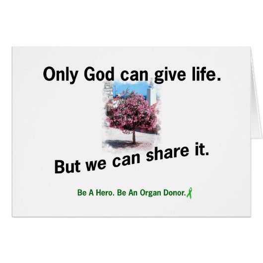 God Sharing Life Cards (Front Horizontal)