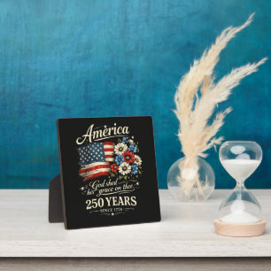 God Shed His Grace On Thee USA 250th Anniversary Plaque
