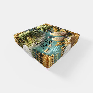 God so loved the world  coaster set