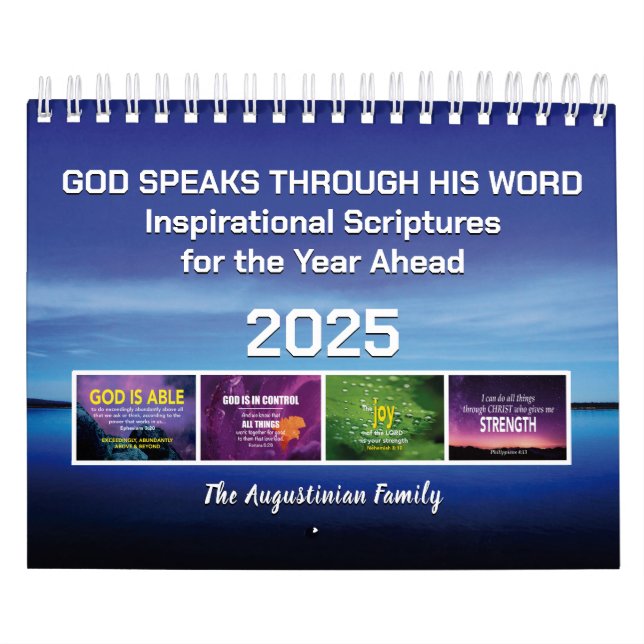 GOD SPEAKS Inspirational | Christian | Custom 2021 Calendar (Cover)