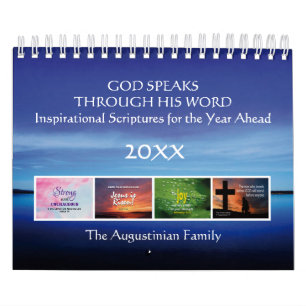 GOD SPEAKS Inspirational Scripture CUSTOM 2026 Calendar