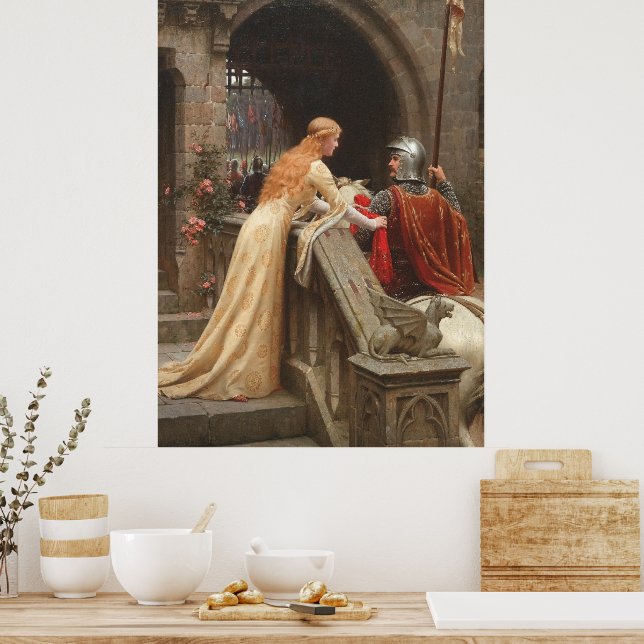 God Speed by Edmund Blair Leighton, c. 1900 Poster | Zazzle
