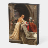 God Speed by Edmund Blair Leighton, c. 1900 Wooden Box Sign (Angled Vertical)