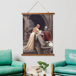 God Speed by Edmund Leighton Hanging Tapestry