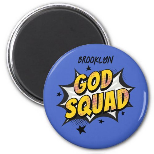 God Squad Christian youth group Sunday school Magnet