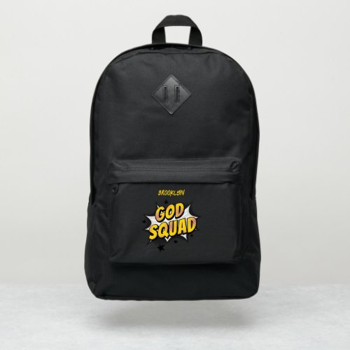 God Squad Christian youth group Sunday school Port Authority Backpack