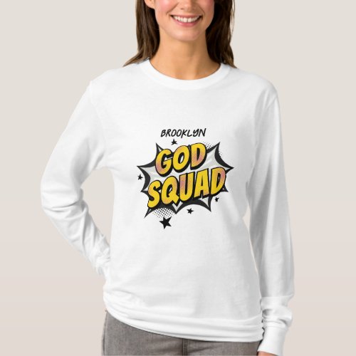 God Squad Christian youth group Sunday school T_Shirt