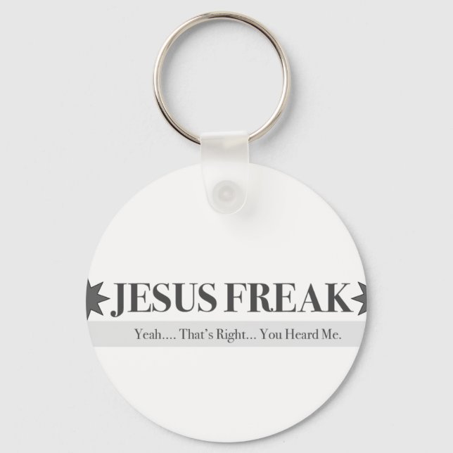 God Squad Jesus Freak Keychain (Front)