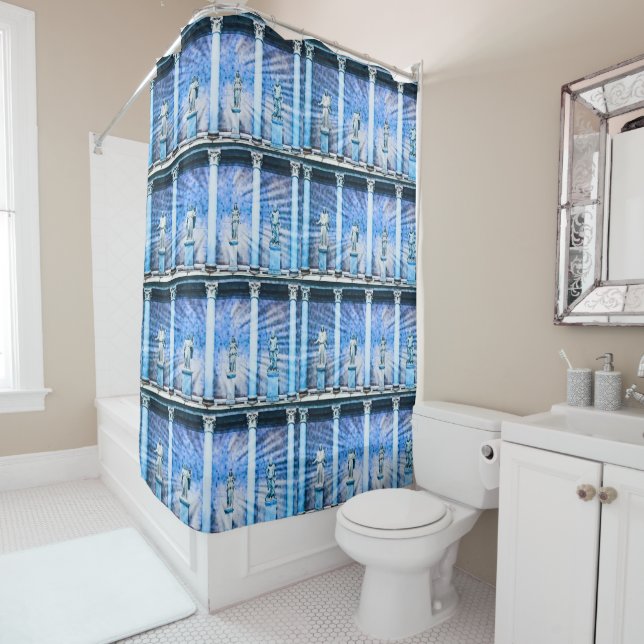 God Statues of Berlin Shower Curtain (In Situ)