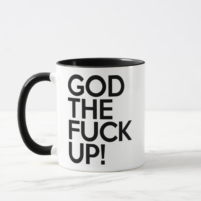 GOD THE F-Up  - Odyssey of Ascension Mug (Left)