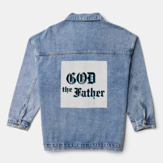 God The Father Justified Women's Denim Jacket