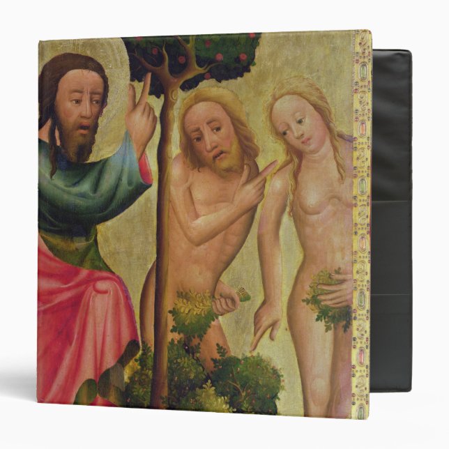 God the Father Punishes Adam and Eve Binder (Front/Inside)