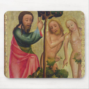 God the Father Punishes Adam and Eve Mouse Pad