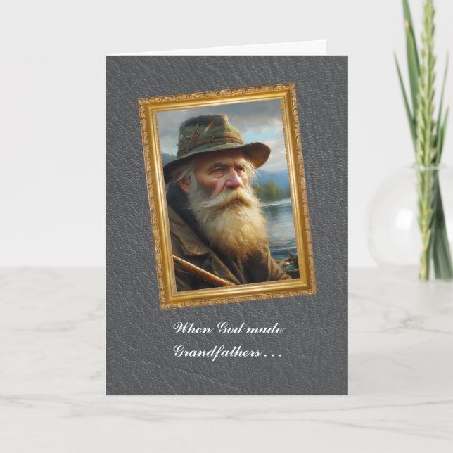 God threw away the Grandfather mold Card (Front)