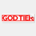 God Tier Stamp Bumper Sticker