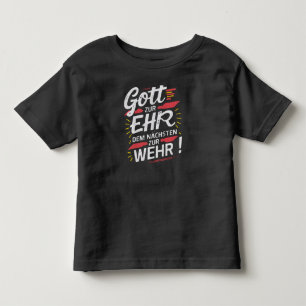 God to honor, neighbor to defend - Fire Department Toddler T-shirt
