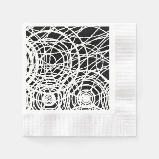 god touches the dark water  napkins