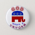 GOD Uniform Pinback Button