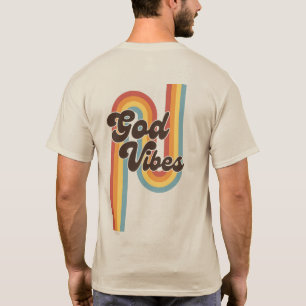 God Vibes Vintage Retro Faith Christian  T-Shirt