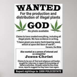 god wanted poster