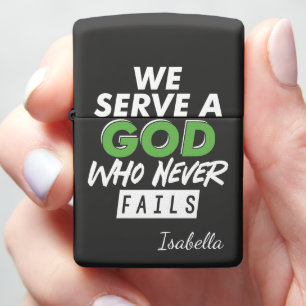 God Who Never Fails Zippo Lighter