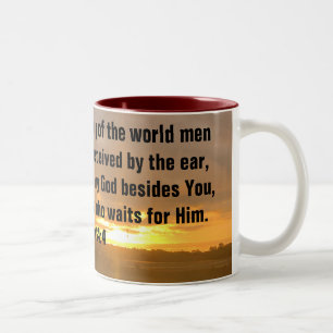 God will act Two-Tone coffee mug