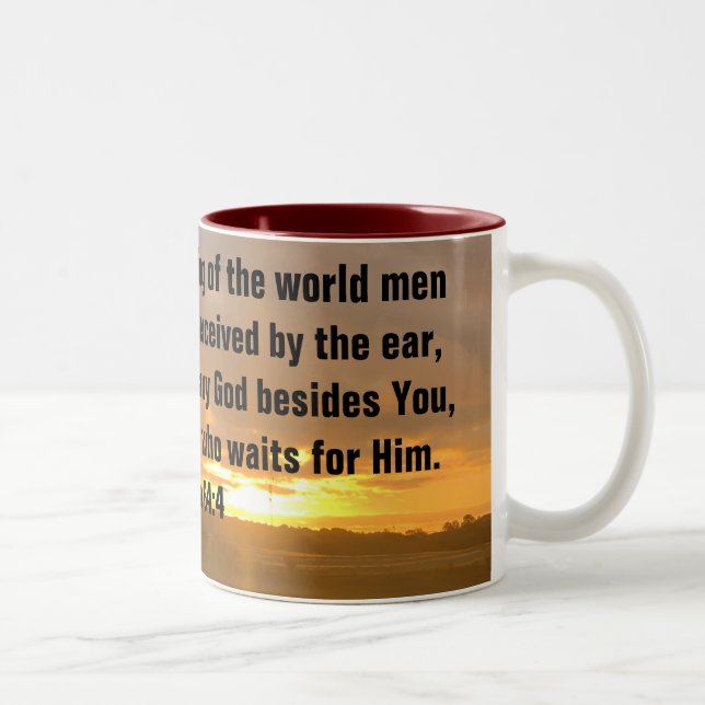 God will act Two-Tone coffee mug (Right)