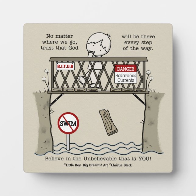 God Will Be There Plaque (Front)