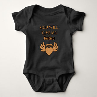 God Will Give Me Justice Baby Bodysuit