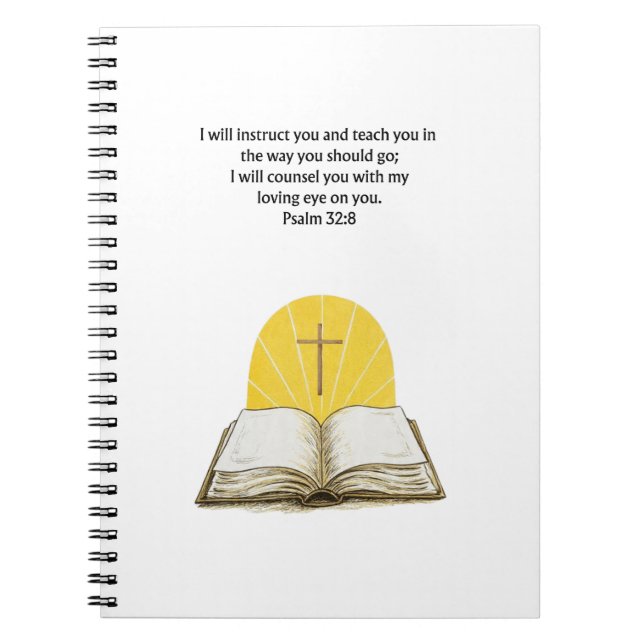 God Will Guide Your Path - Psalm 32:8 Journal (Front)