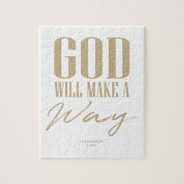 God will make a way jigsaw puzzle (Vertical)