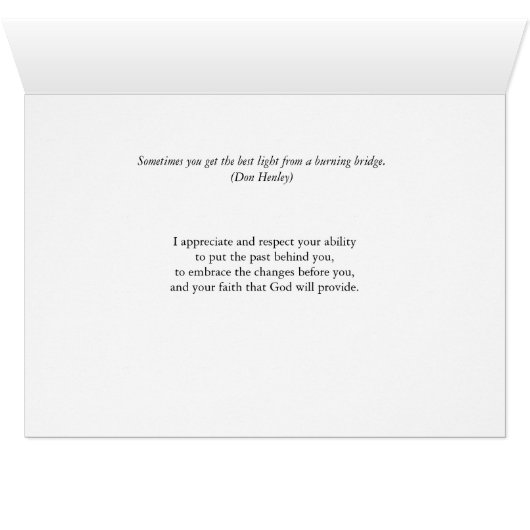 God Will  Provide Cards (Inside Horizontal (Bottom))