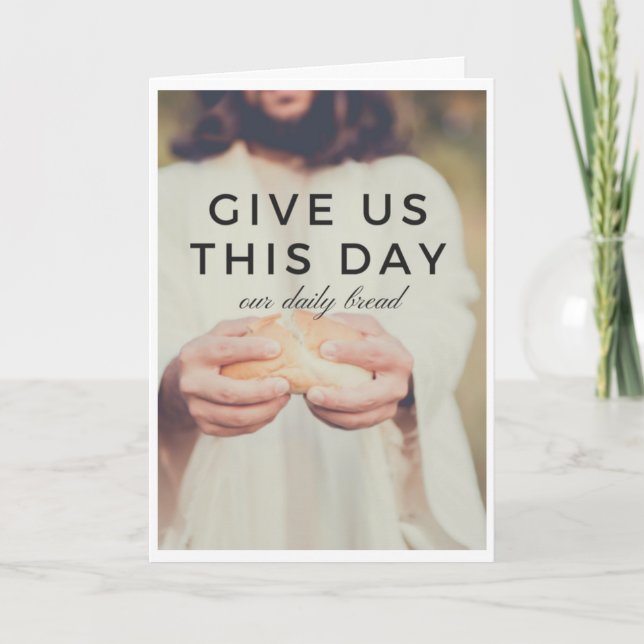 God will provide holiday card (Front)