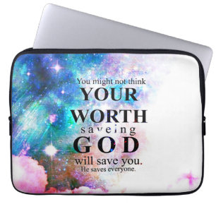 God Will Save You Laptop Sleeve
