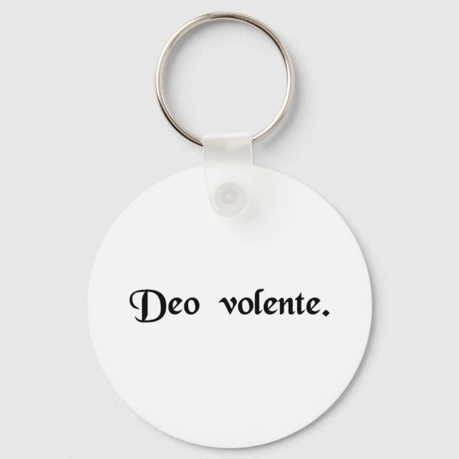 God willing keychain (Front)