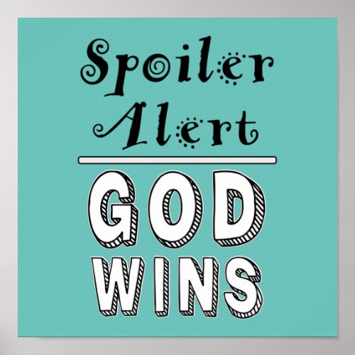God Wins Poster