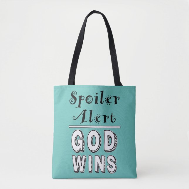 God Wins Tote Bag (Front)