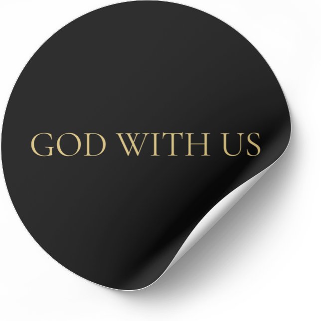 GOD WITH US – Christmas Sticker (Creator Uploaded)