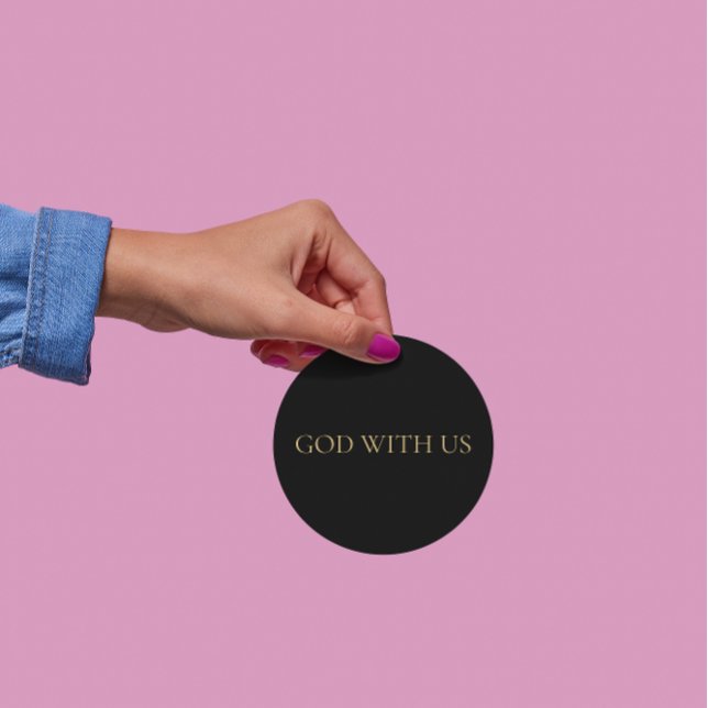 GOD WITH US – Christmas Sticker (Creator Uploaded)