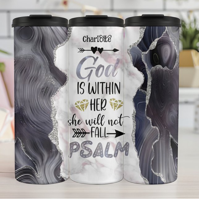 God Within Her: Unwavering Strength Thermal Tumbler (Creator Uploaded)