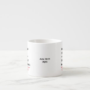 God Worked Scripture Template with Black Text Espresso Cup