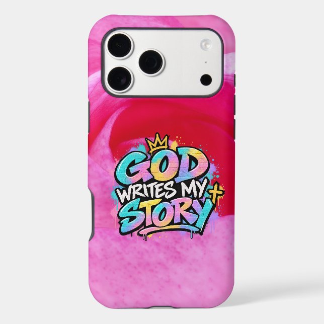 God writes my story iPhone case (Back)